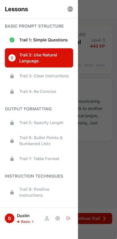 TrailLix — Lesson Trails